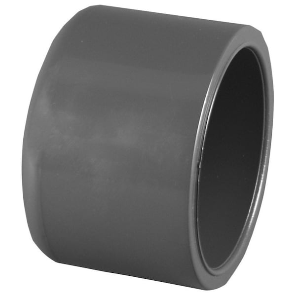Charlotte Pipe And Foundry Charlotte Pipe Schedule 80 1/2 in. Slip X 1/2 in. D Socket PVC Cap 1 pk PVC 08116 1000 - main